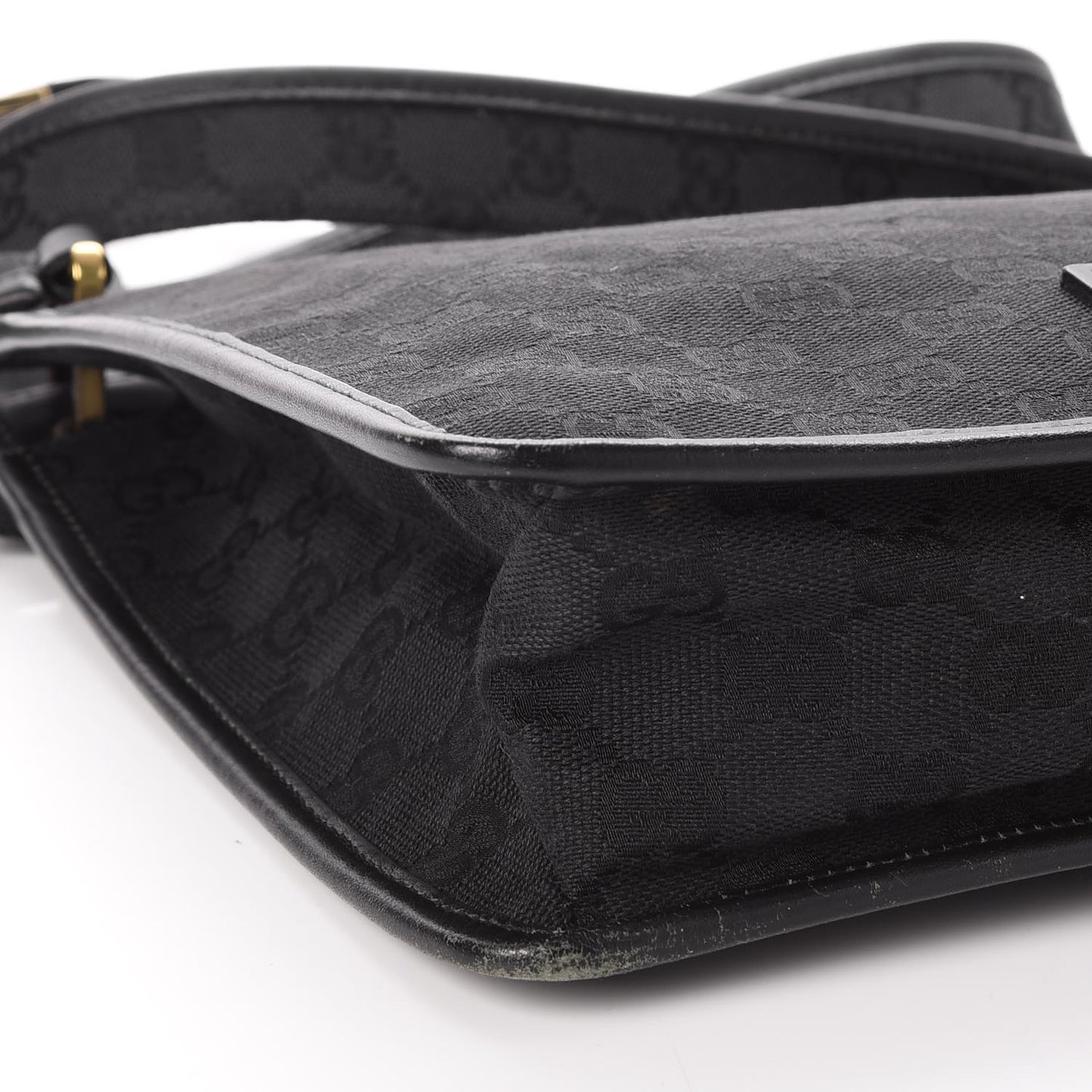 Monogram Messenger Bag Black