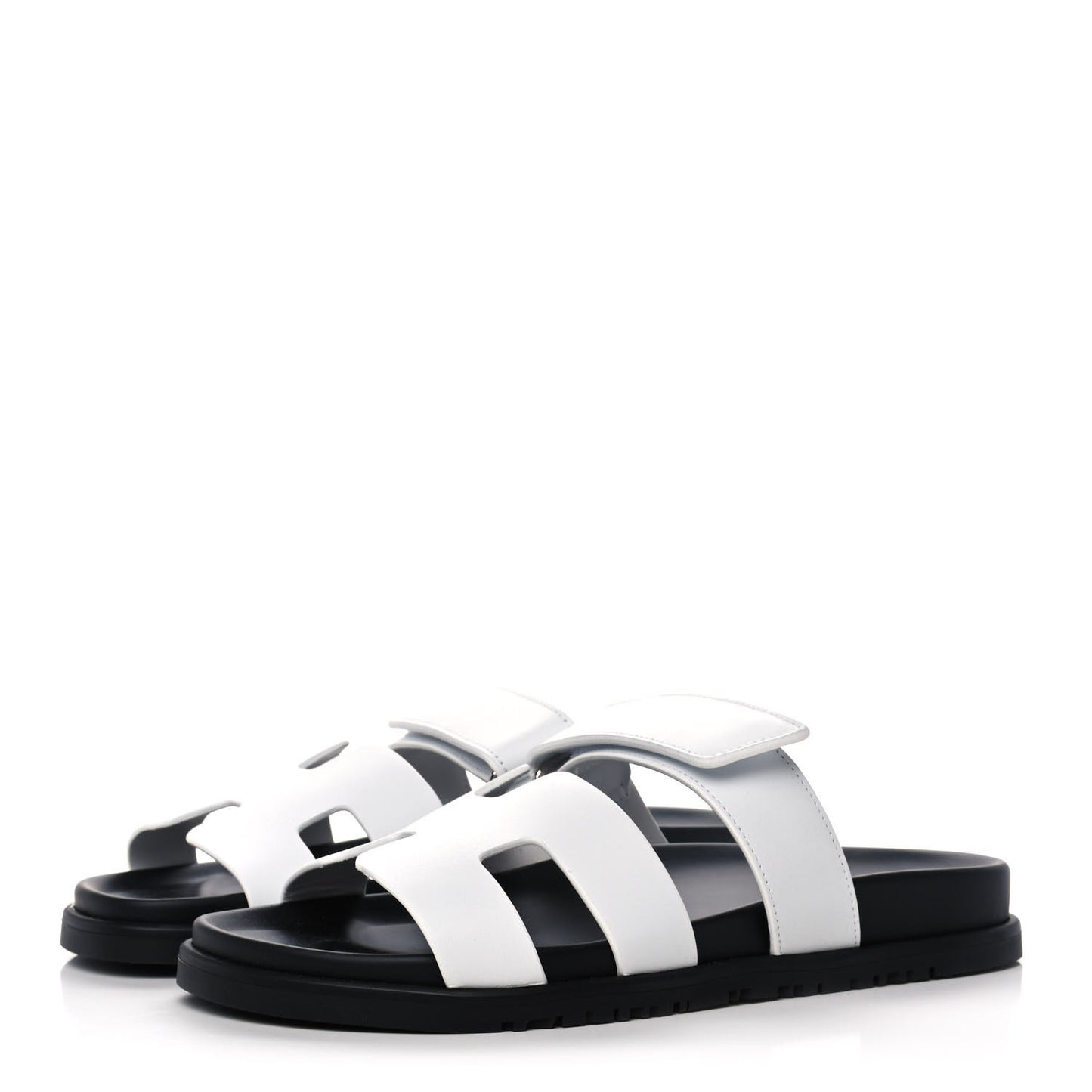 Calfskin Womens Chypre Sandals 39.5 White