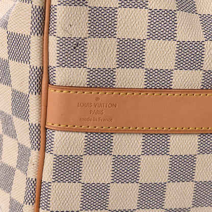Louis Vuitton Damier Azur Keepall Bandouliere 45 6 of 14