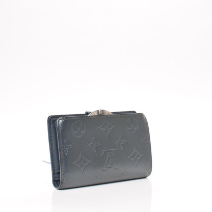 Louis Vuitton Mat Monogram French Purse Wallet Blue 3 of 9