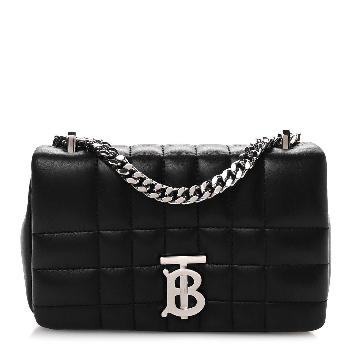 Lambskin Quilted Mini Lola Bag Black