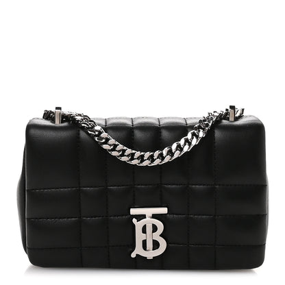 Burberry Lambskin Quilted Mini Lola Bag Black 1 of 11