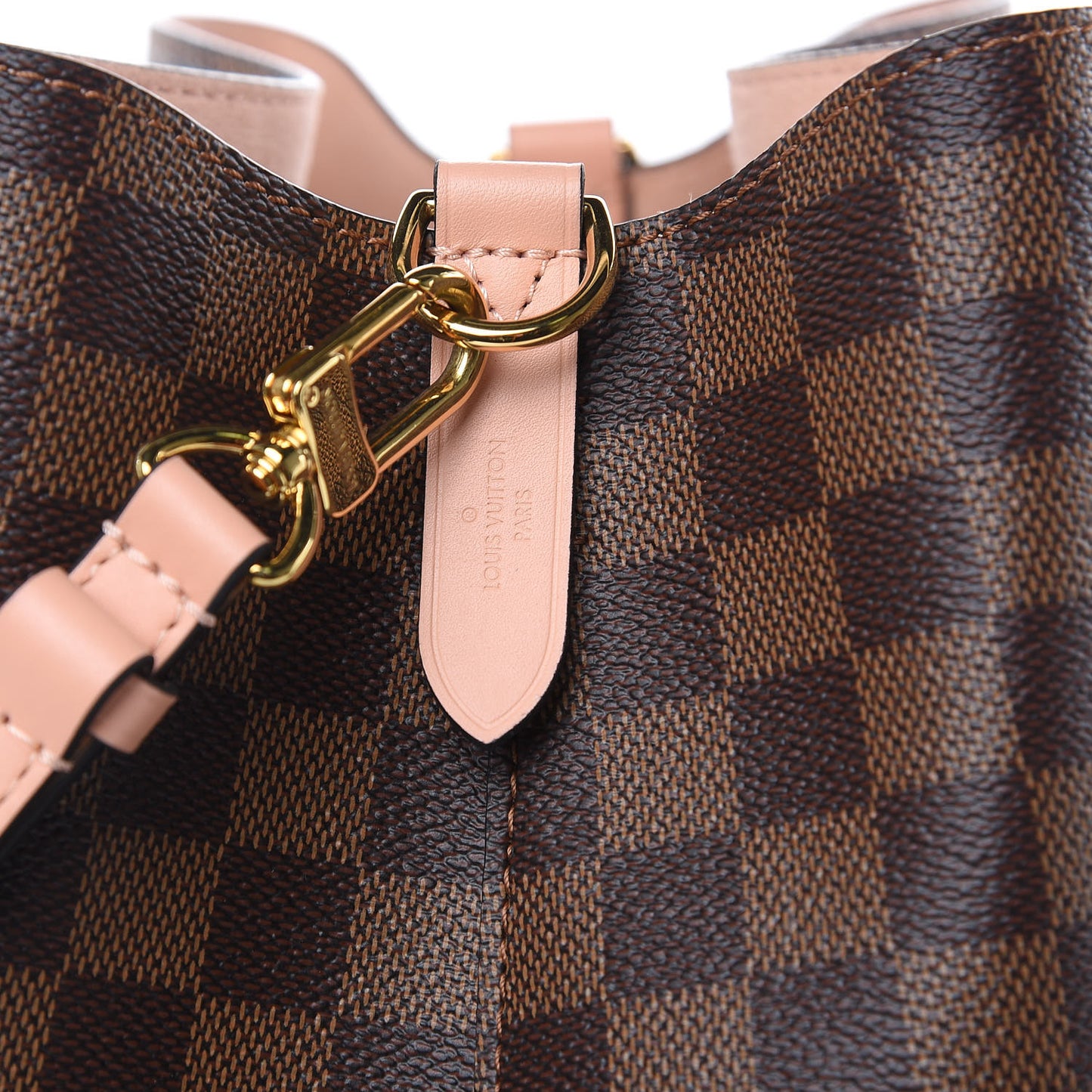 Damier Ebene Neonoe MM Venus Pink