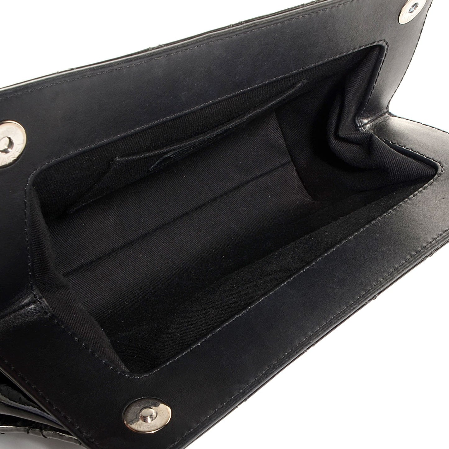 Patent CC Quilted Timeless Clutch Black