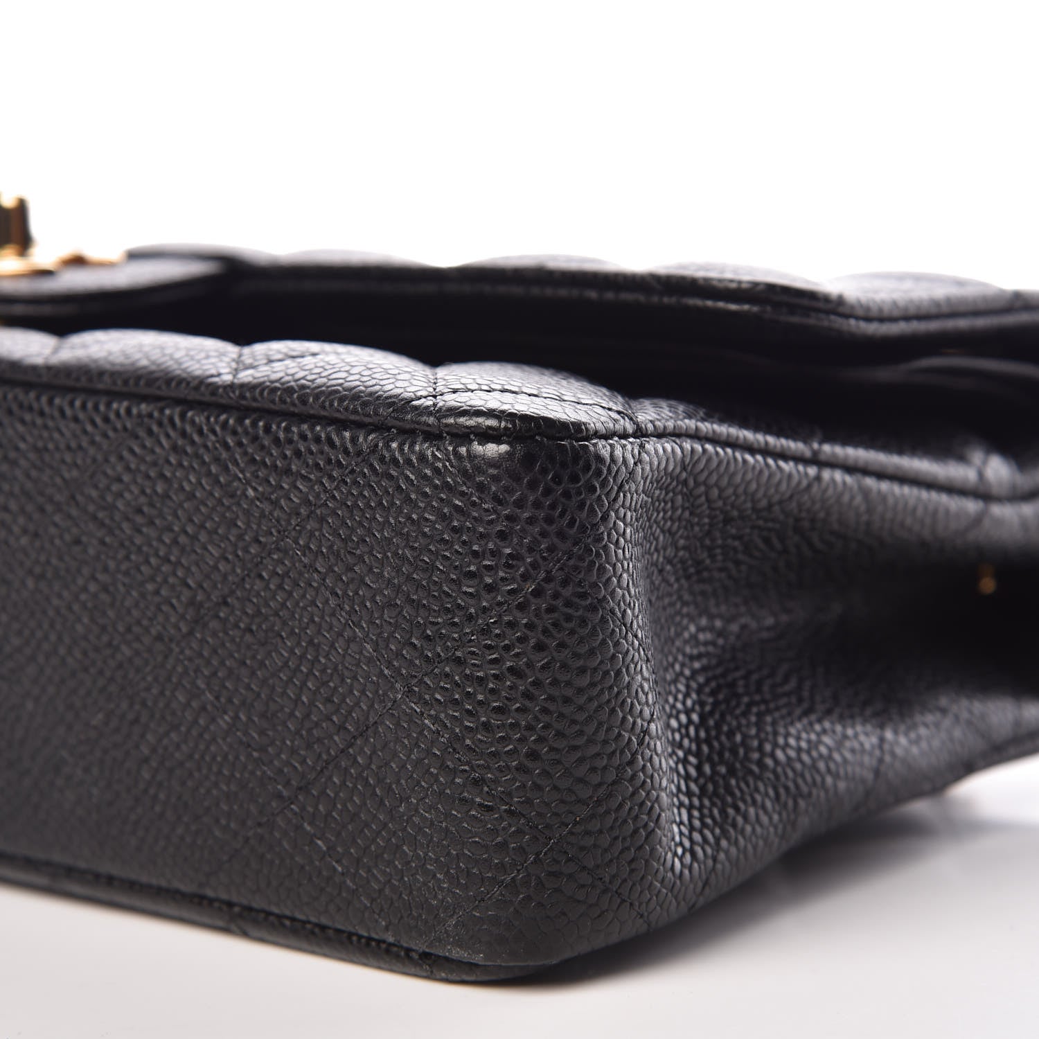 Chanel Caviar Quilted Medium Double Flap Black 7 of 22