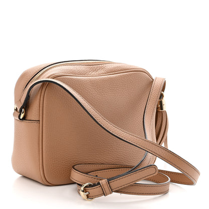 Gucci Pebbled Calfskin Small Soho Disco Bag Camelia 3 of 10