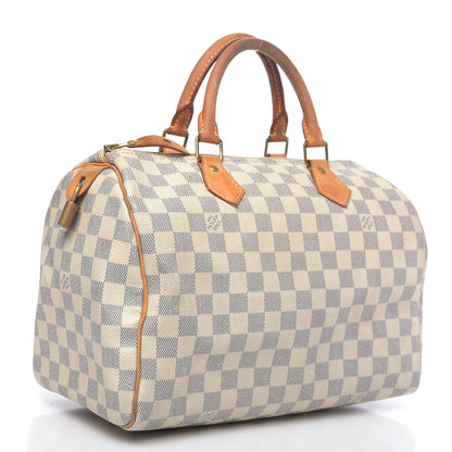 Louis Vuitton Damier Azur Speedy 30 3 of 18