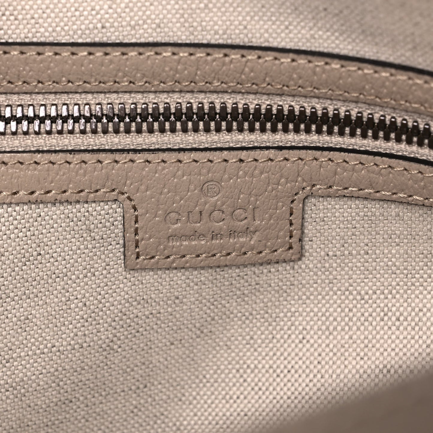 GG Supreme Monogram Textured Dollar Calfskin Web Small Ophidia Half Moon Hobo Beige Mystic White Oatmeal