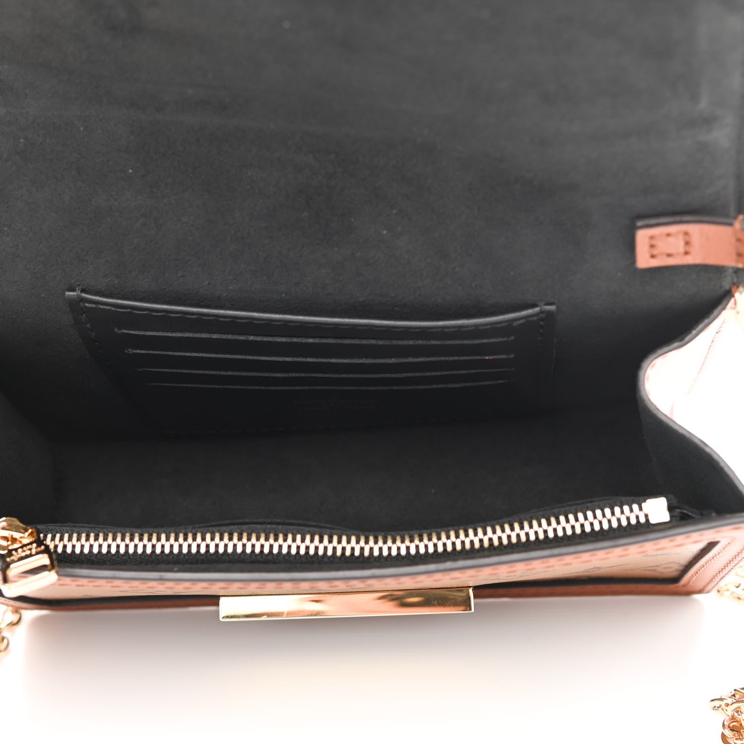 Louis Vuitton Reverse Monogram Dauphine Chain Wallet 6 of 11