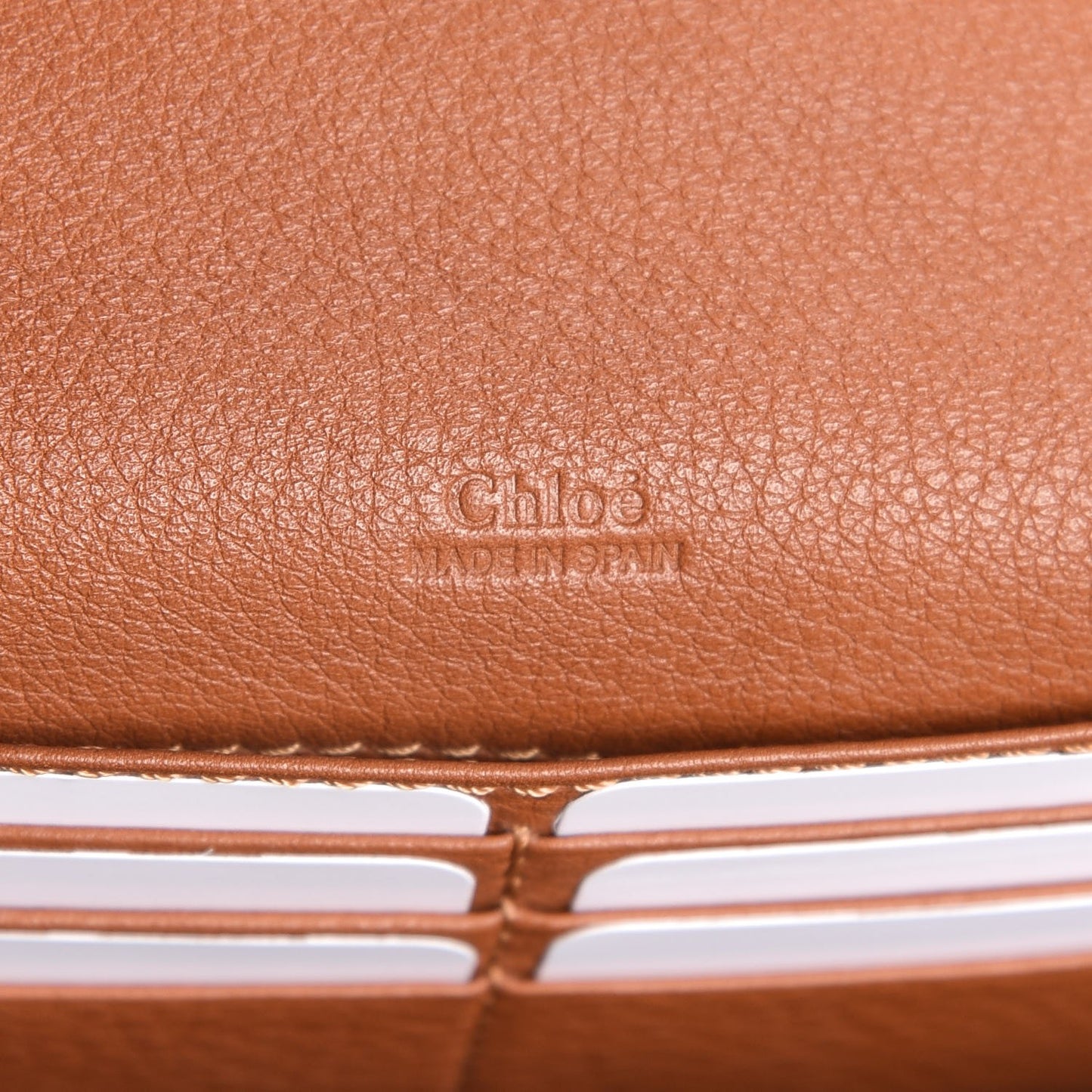 Calfskin Marcie Continental Flap Wallet Tan