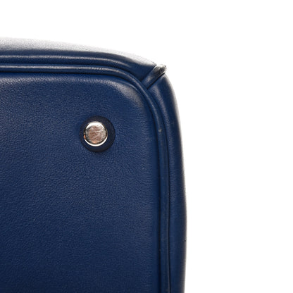 Christian Dior Smooth Calfskin Large Diorissimo Bag Navy Blue 24 of 25