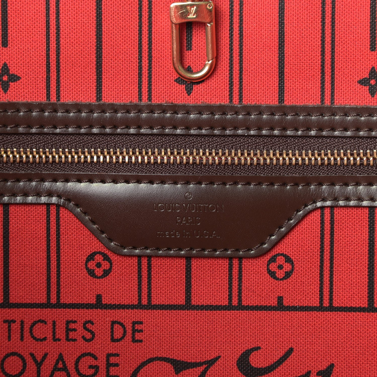 Louis Vuitton Damier Ebene Neverfull GM 6 of 9