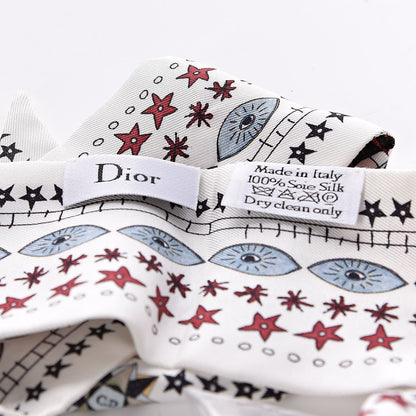 Christian Dior Silk Le Diable Mitzah Scarf 4 of 6