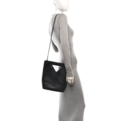 Saint Laurent Smooth Calfskin Y Small Bucket Bag Black 2 of 14