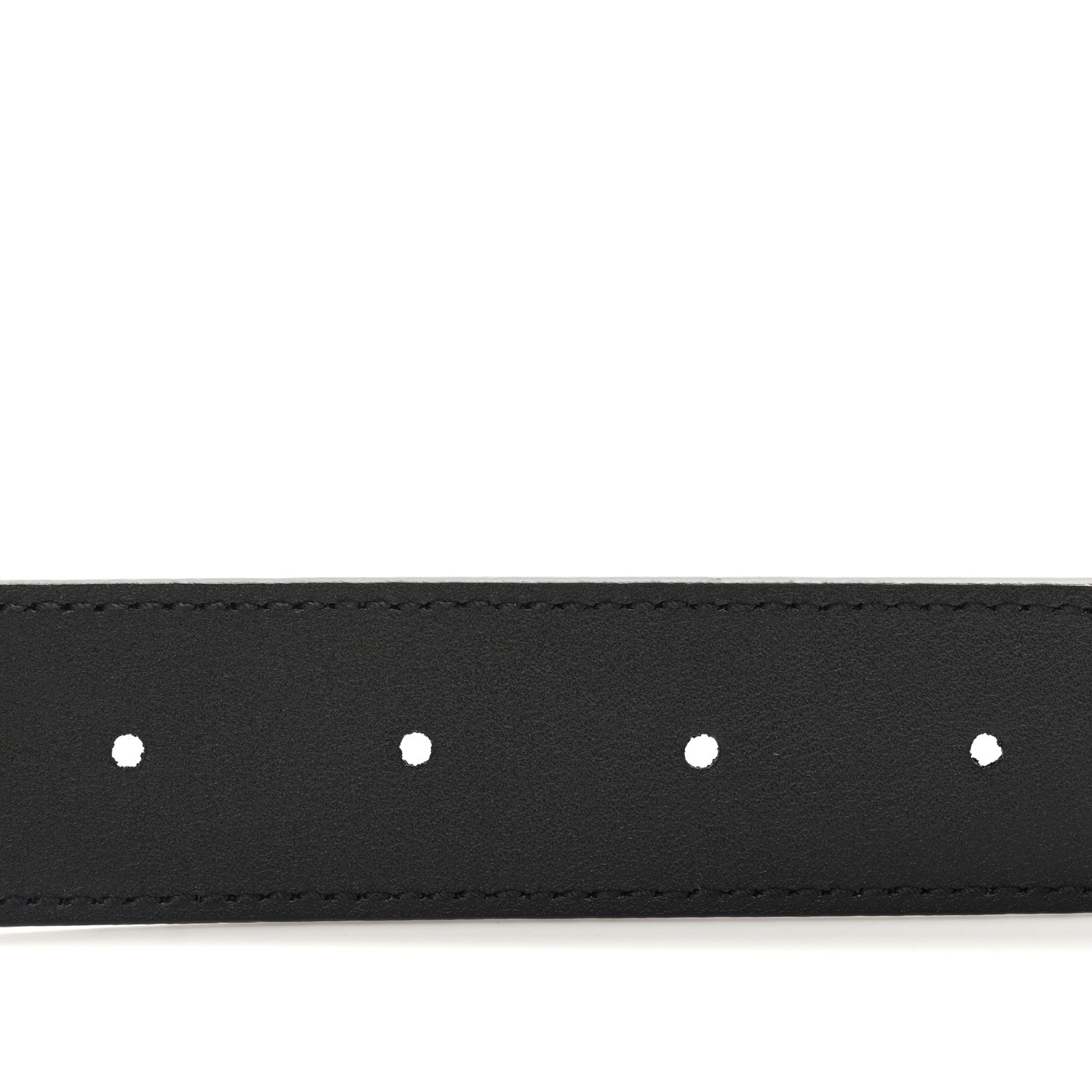 Gucci Plutone Calfskin Plaque GG 30mm Belt 90 36 Black 4 of 5