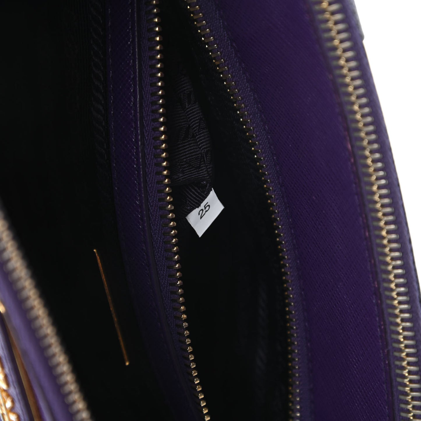 Saffiano Small Galleria Double Zip Tote Viola