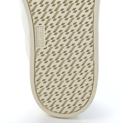 Hermes Calfskin Lizard Womens Quicker Sneakers 36 White Bordeaux 8 of 9