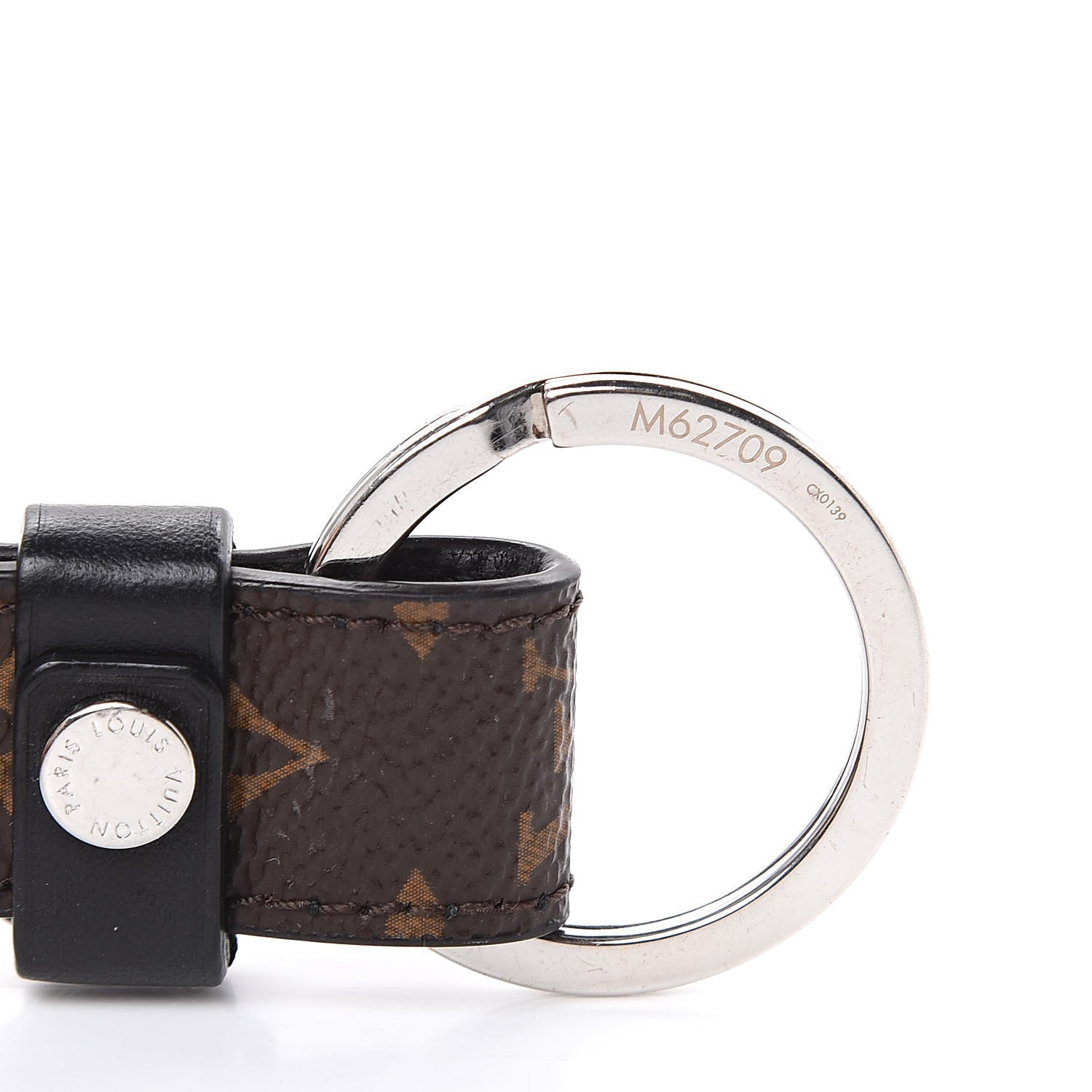 Louis Vuitton Monogram LV Dragonne Bag Charm Key Holder 3 of 5