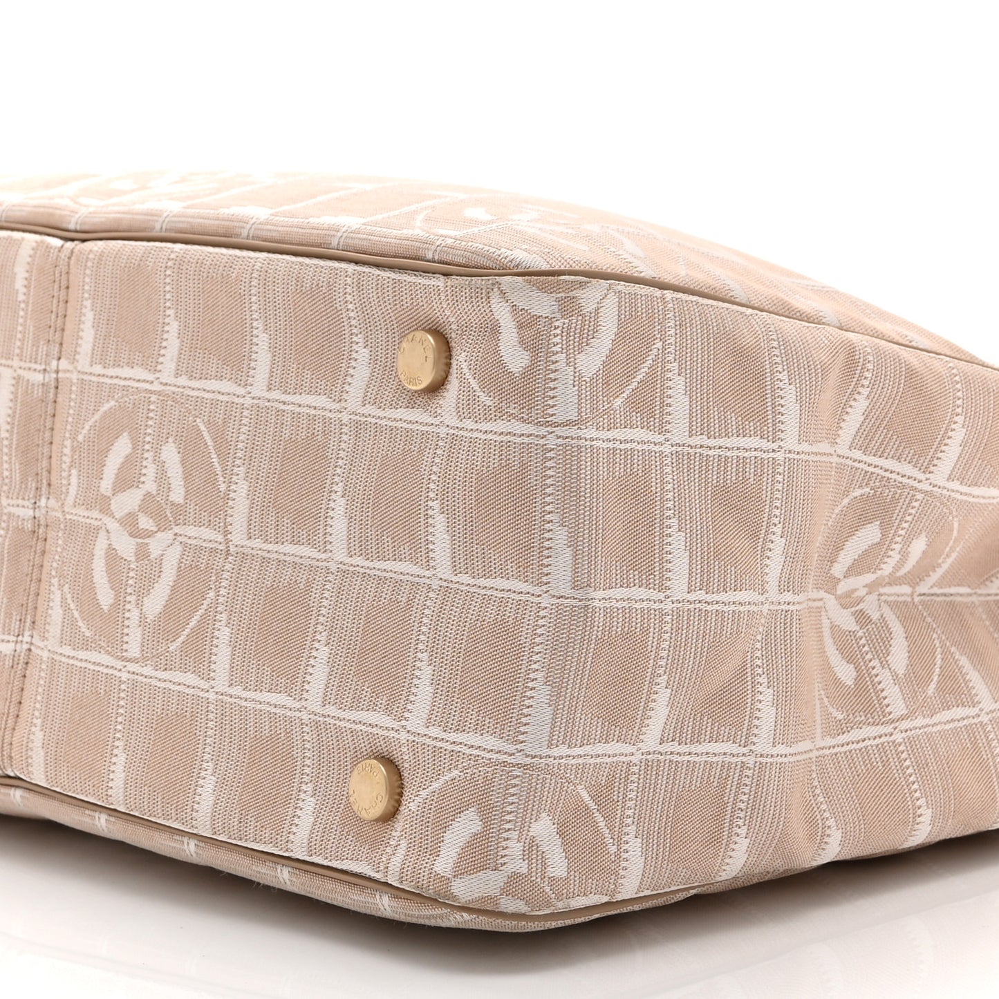 Nylon Small Travel Tote Beige