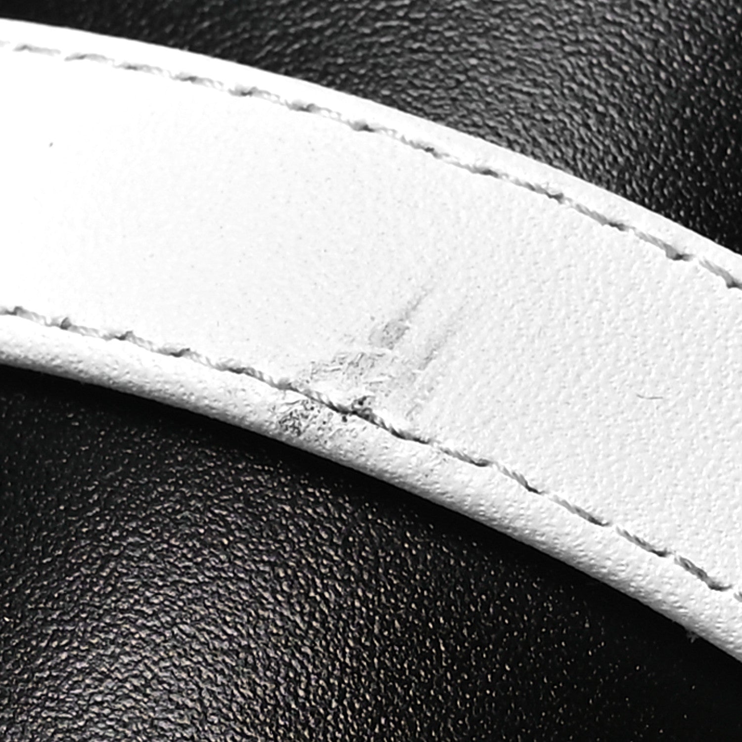 Hermes Calfskin Gigi 50 Sandals 40 White Black 12 of 14