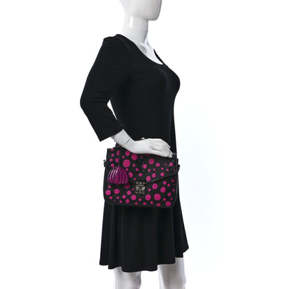 Louis Vuitton LV x YK Empreinte Monogram Giant Pochette Metis Black Fuchsia 2 of 9