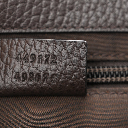 Gucci Monogram Flap Messenger Bag Beige Dark Brown 7 of 11