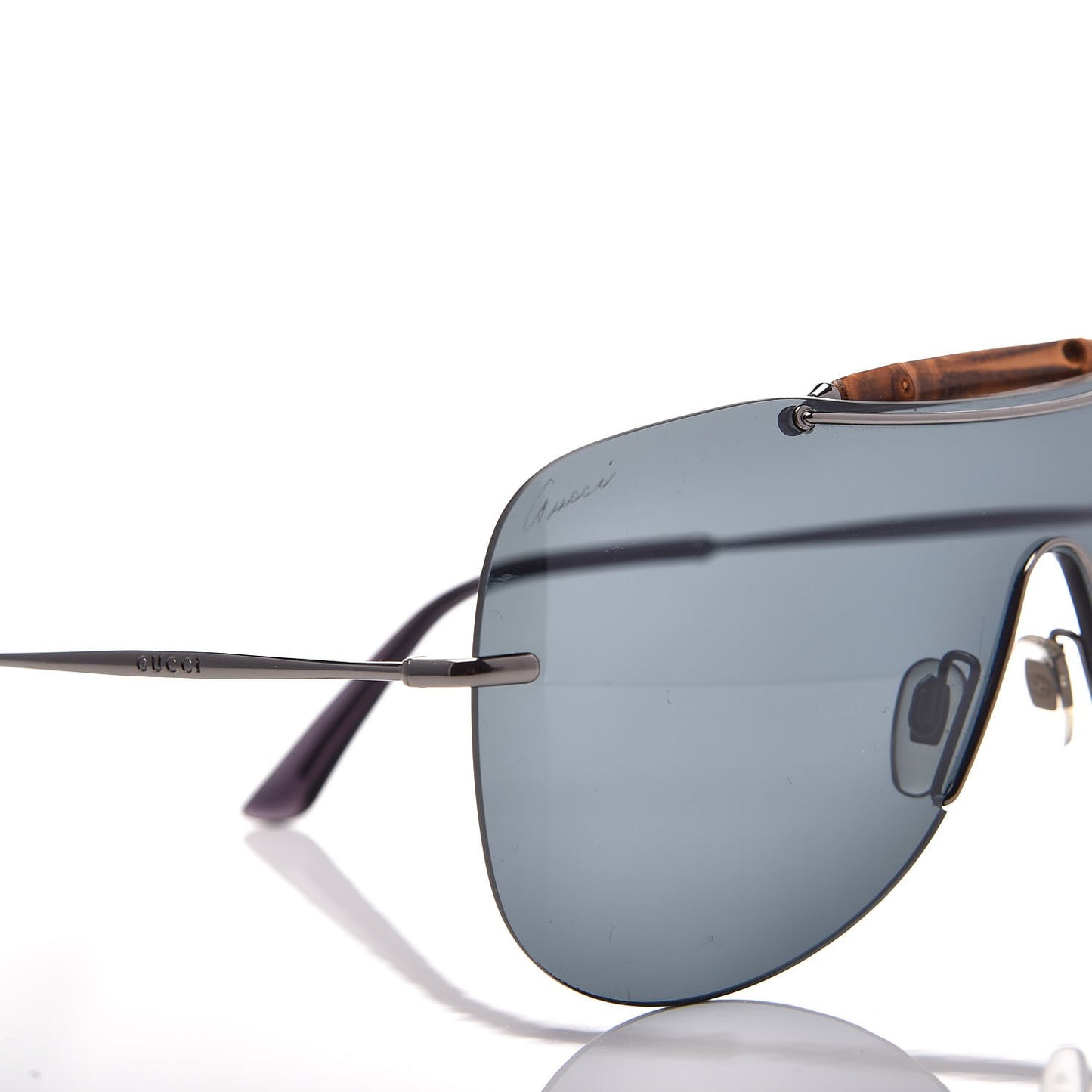 Metal Bamboo Shield GG 4262/S Sunglasses Black