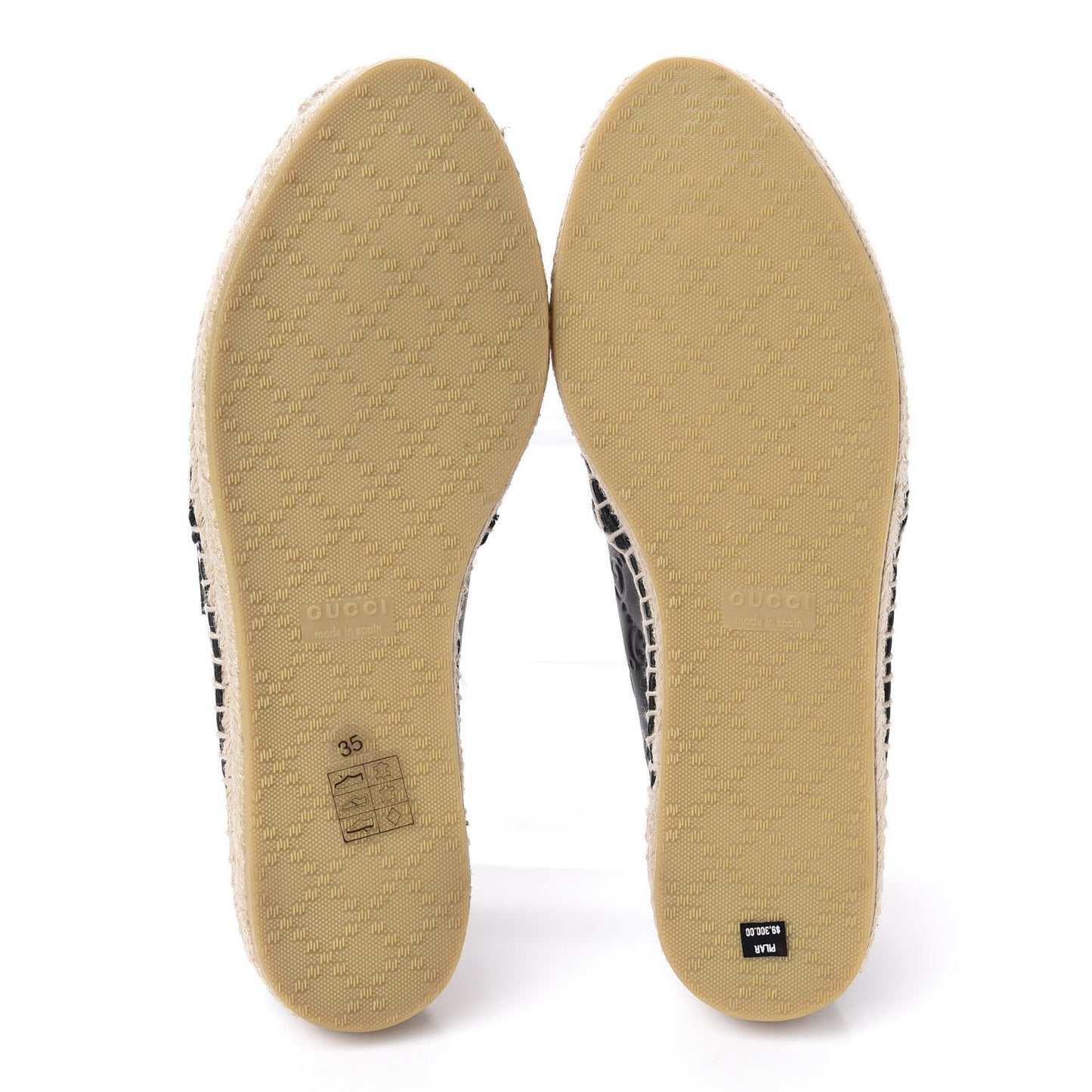 Guccissima Signature Espadrilles 35 Black