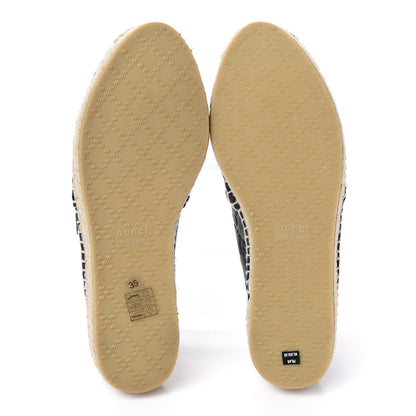 Gucci Guccissima Signature Espadrilles 35 Black 6 of 11
