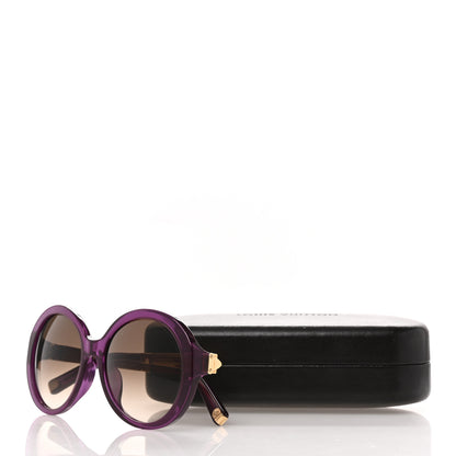 Louis Vuitton Petit Soupcon Rond Sunglasses Z0560E Purple Glitter 8 of 8
