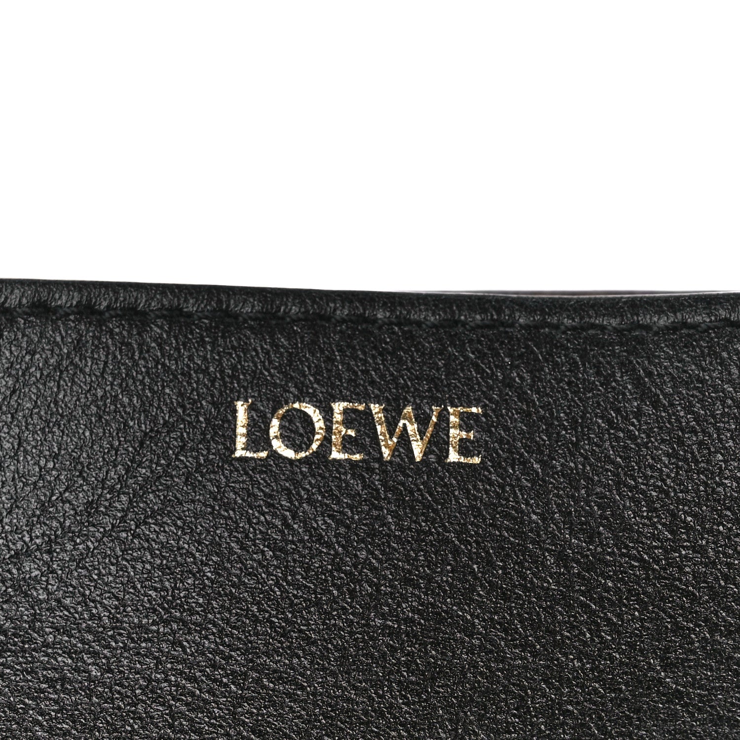 Loewe Shiny Calfskin Mini Puzzle Fold Tote Black 7 of 13
