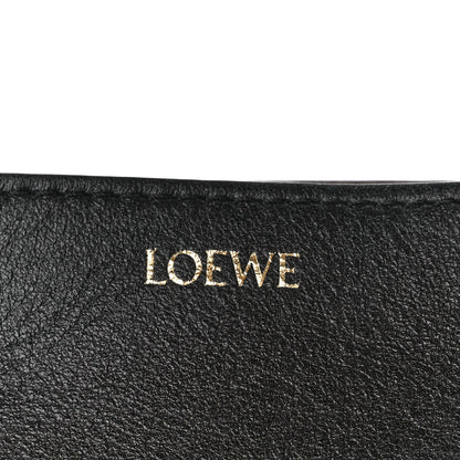 Loewe Shiny Calfskin Mini Puzzle Fold Tote Black 7 of 13