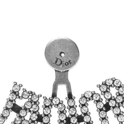 Christian Dior Palladium Crystal J'adior Earrings 5 of 6