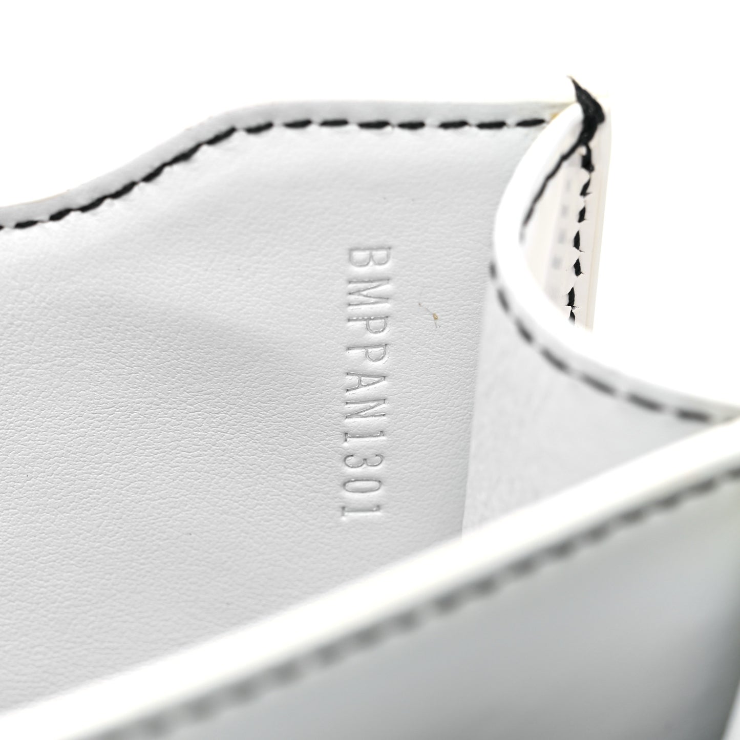 Calfskin Monogram Embossed Small TB Chain Bag Optic White