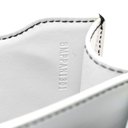 Burberry Calfskin Monogram Embossed Small TB Chain Bag Optic White 7 of 13