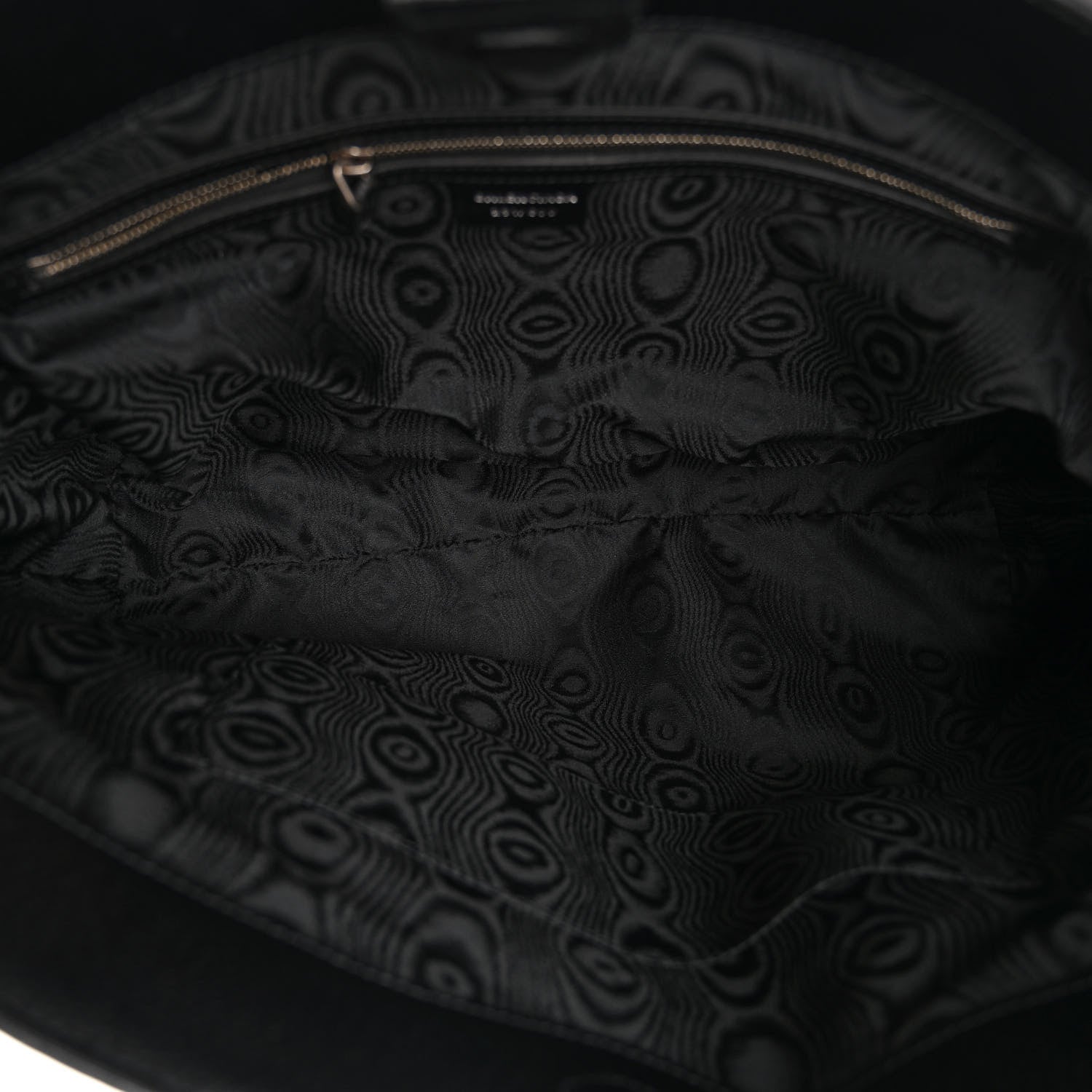 Gucci X BALENCIAGA BB Monogram Web Graffiti Medium Ophidia Shopping Tote Black 5 of 9