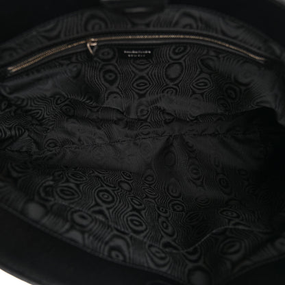 Gucci X BALENCIAGA BB Monogram Web Graffiti Medium Ophidia Shopping Tote Black 5 of 9