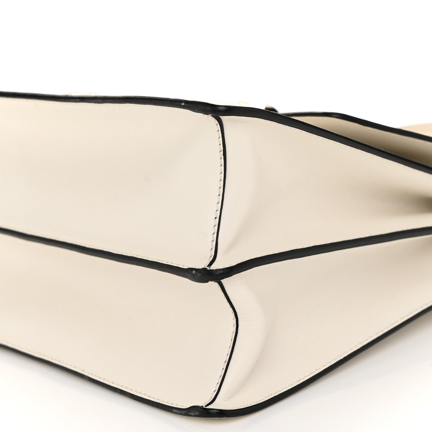 Prada Saffiano City Calfskin Studded Elektra Shoulder Bag White 9 of 11