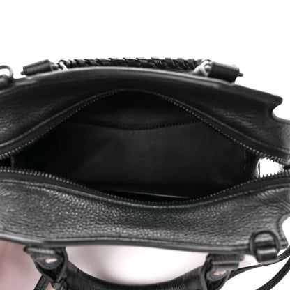 Balenciaga Grained Calfskin Neo Classic Black Hardware Mini City Black 5 of 9