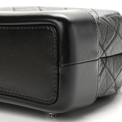 Chanel Aged Calfskin Quilted Small Gabrielle Backpack Black 10 of 12