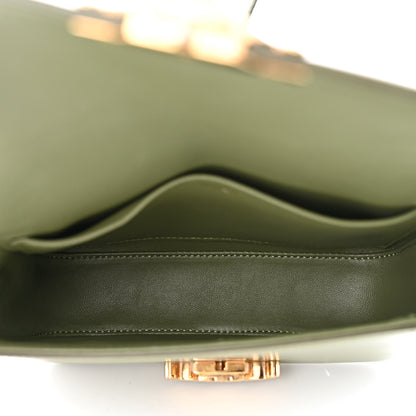 Celine Shiny Calfskin Nano Triomphe Soft Khaki 5 of 12
