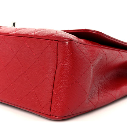 Chanel Caviar Quilted Maxi Single Flap Red 11 of 11