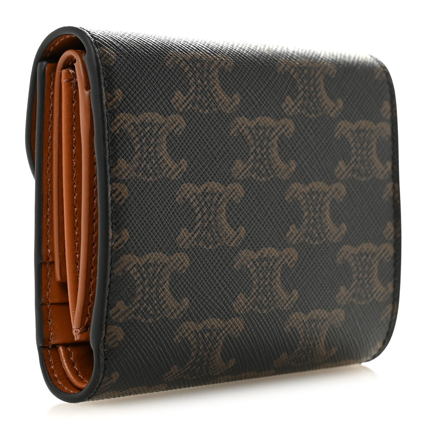 Triomphe Canvas Small Triomphe Wallet Tan