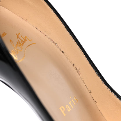 Christian Louboutin Patent Decollete 554 100 Pumps 35.5 Black 11 of 14