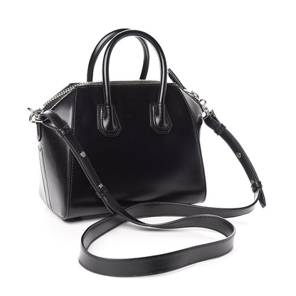 Givenchy Shiny Lord Calfskin Mini Antigona Black 3 of 10