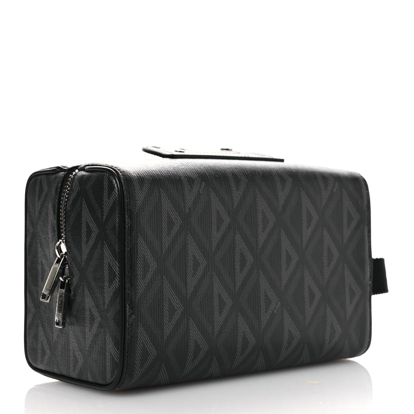 Canvas CD Diamond Lingot Toiletry Pouch Black