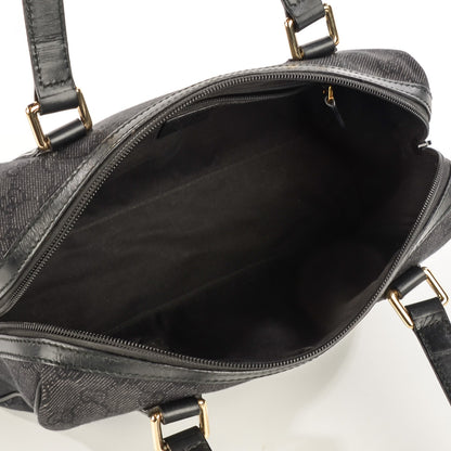 Gucci Denim Monogram Small Duffle Bag Dark Brown 5 of 7