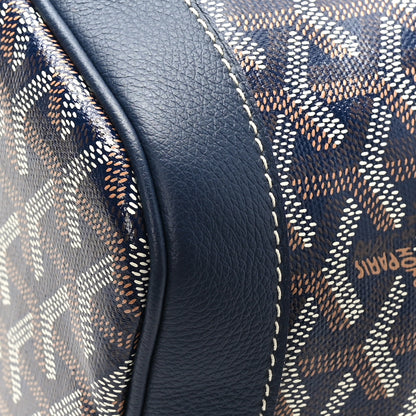 Goyard Goyardine Petit Flot Bucket Bag PM Navy 9 of 9