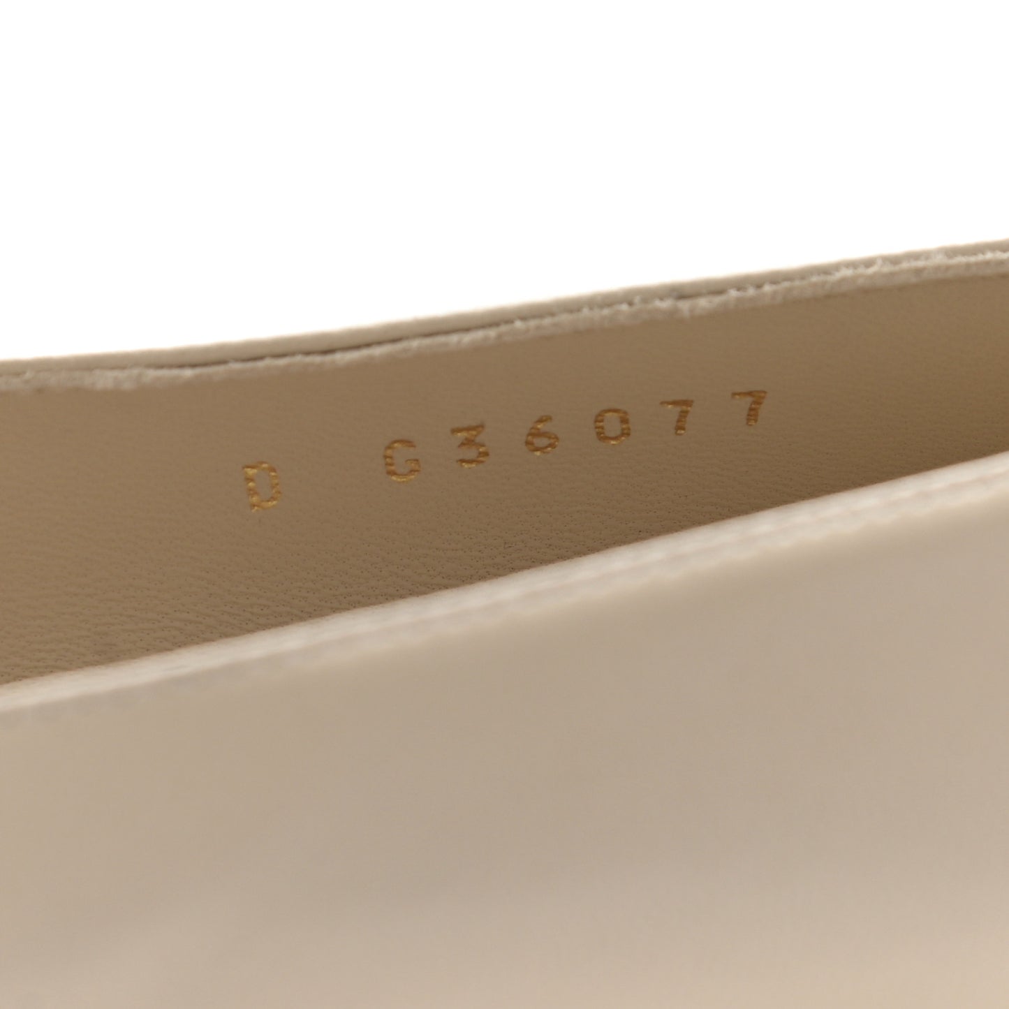 Lambskin Grosgrain CC Cap Toe Pumps 37.5 Ivory Black