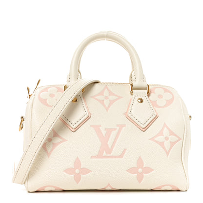 Louis Vuitton Empreinte Monogram Giant Speedy Bandouliere 20 Latte Chamallow 1 of 9